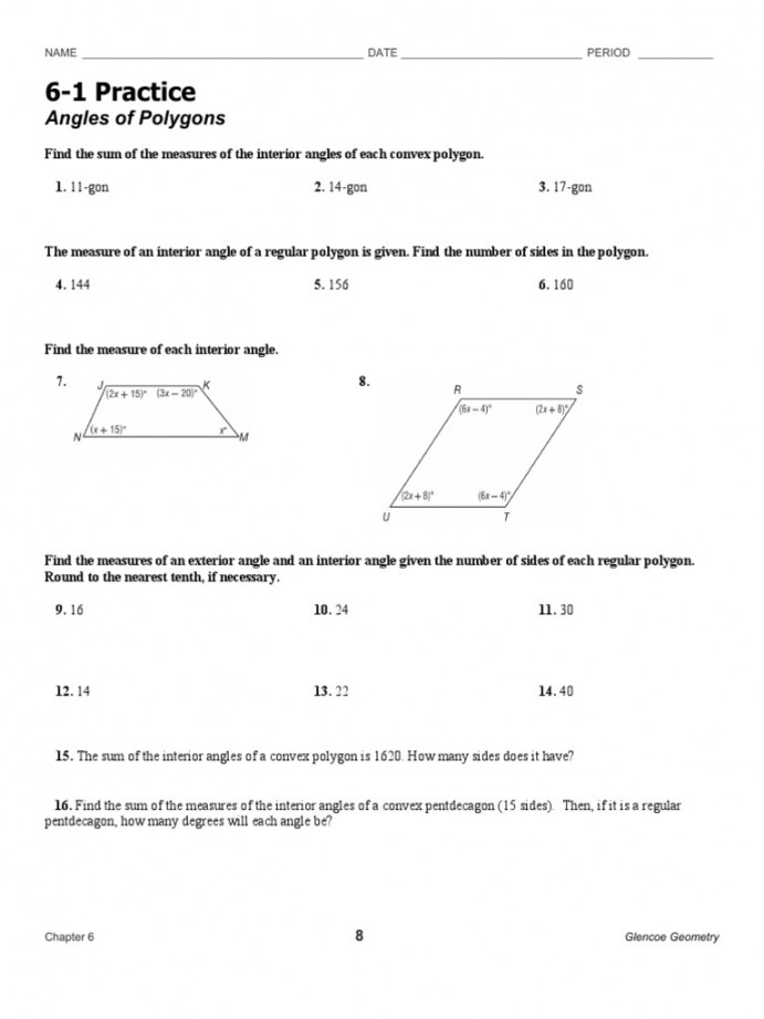 Angles of Polygons-  PDF