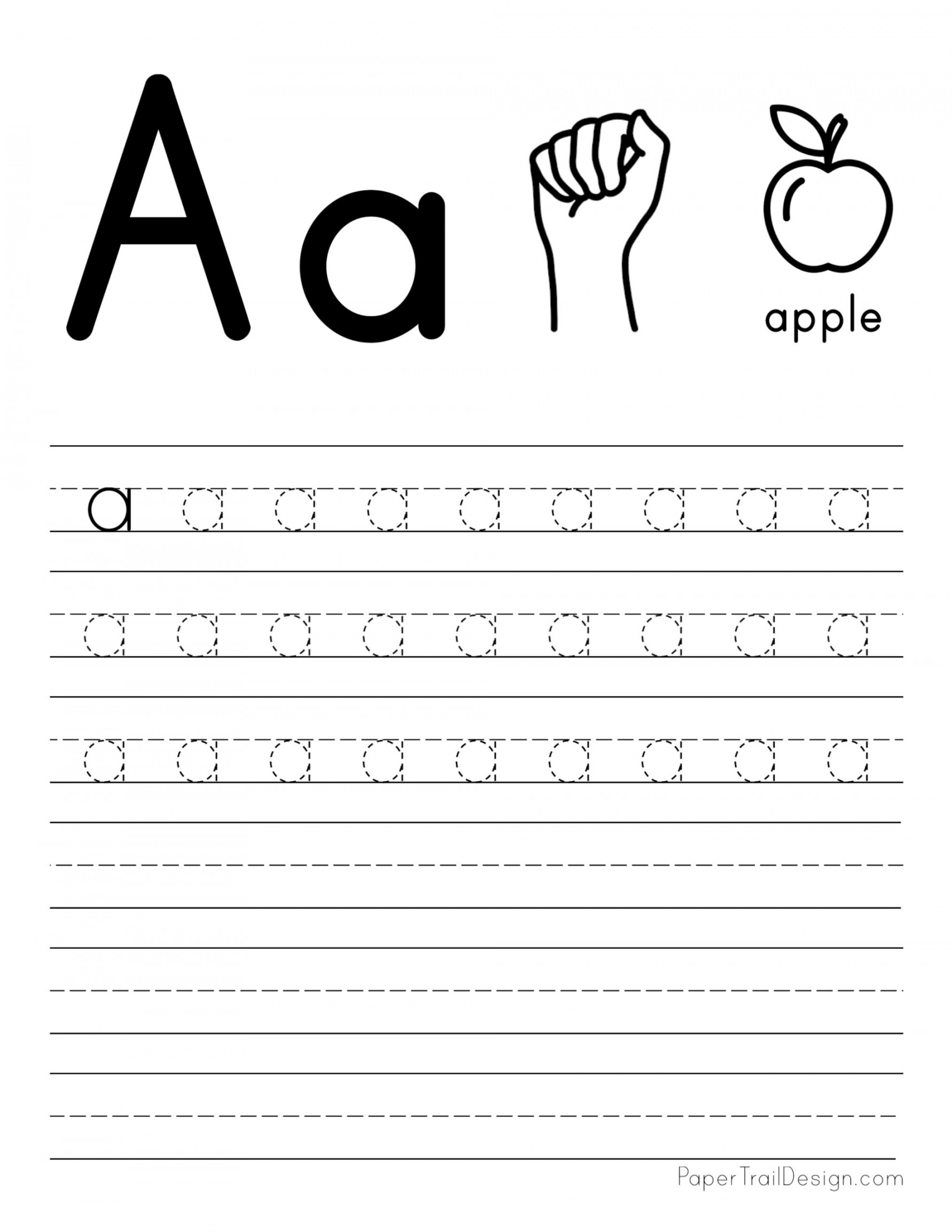 free letter tracing worksheets paper trail design 0