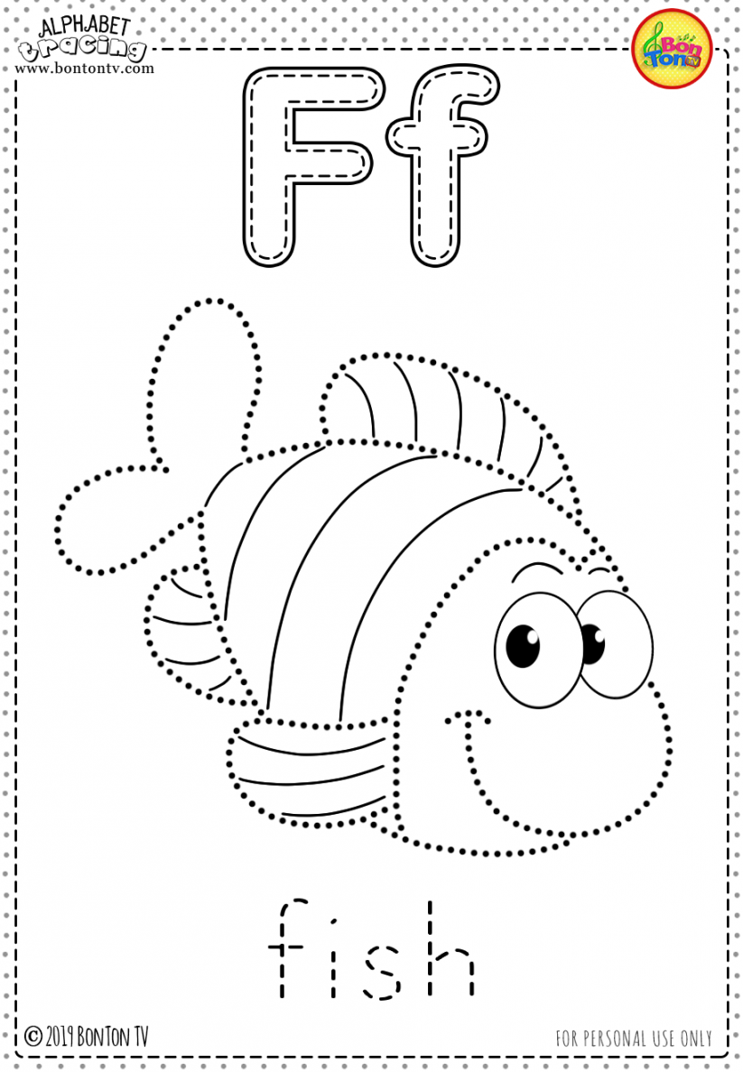 Free Preschool Printables - Alphabet Tracing and Coloring