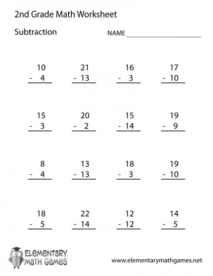 Learn and practice how to subtract with this printable nd grade