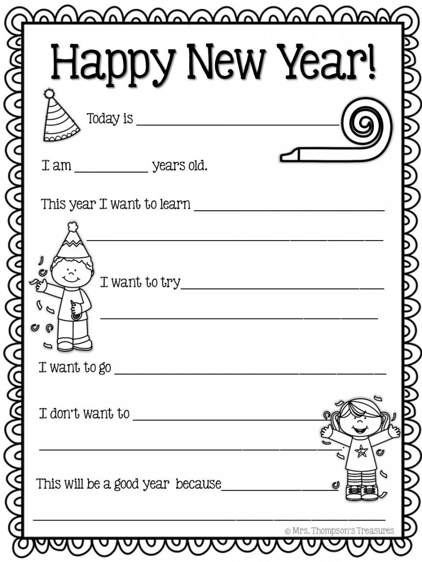 New Year Printables - Mrs