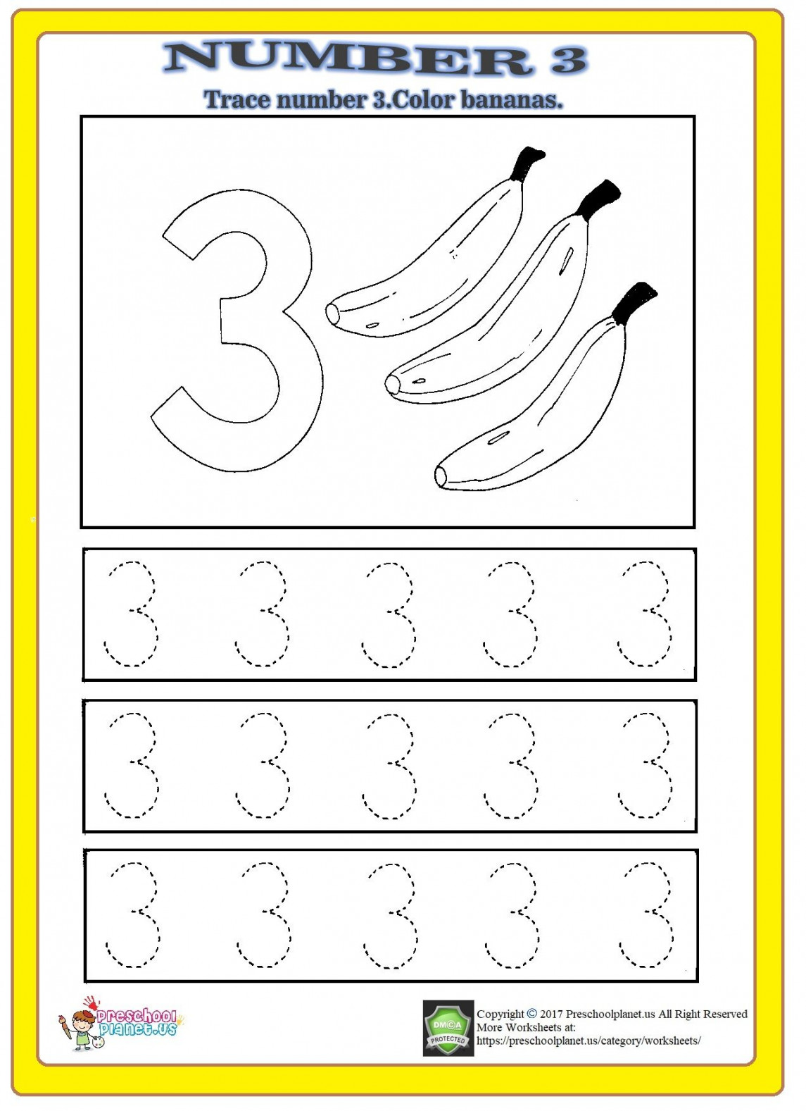 number  trace worksheet  Preschool worksheets, Numbers