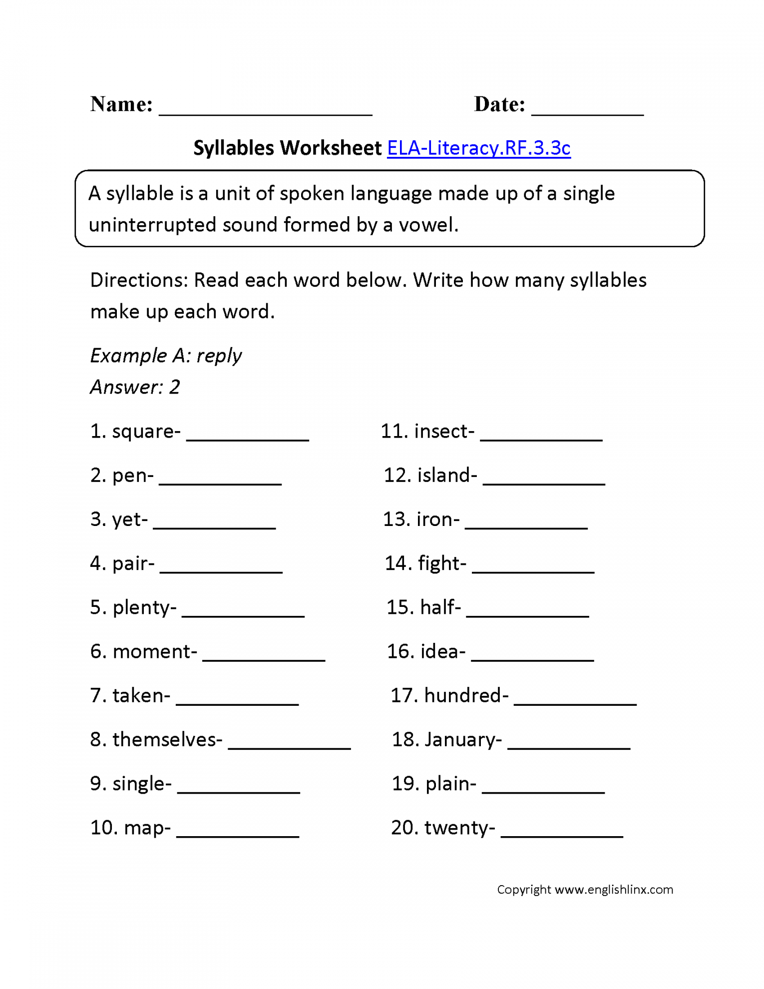 rd grade common core reading foundational skills worksheets