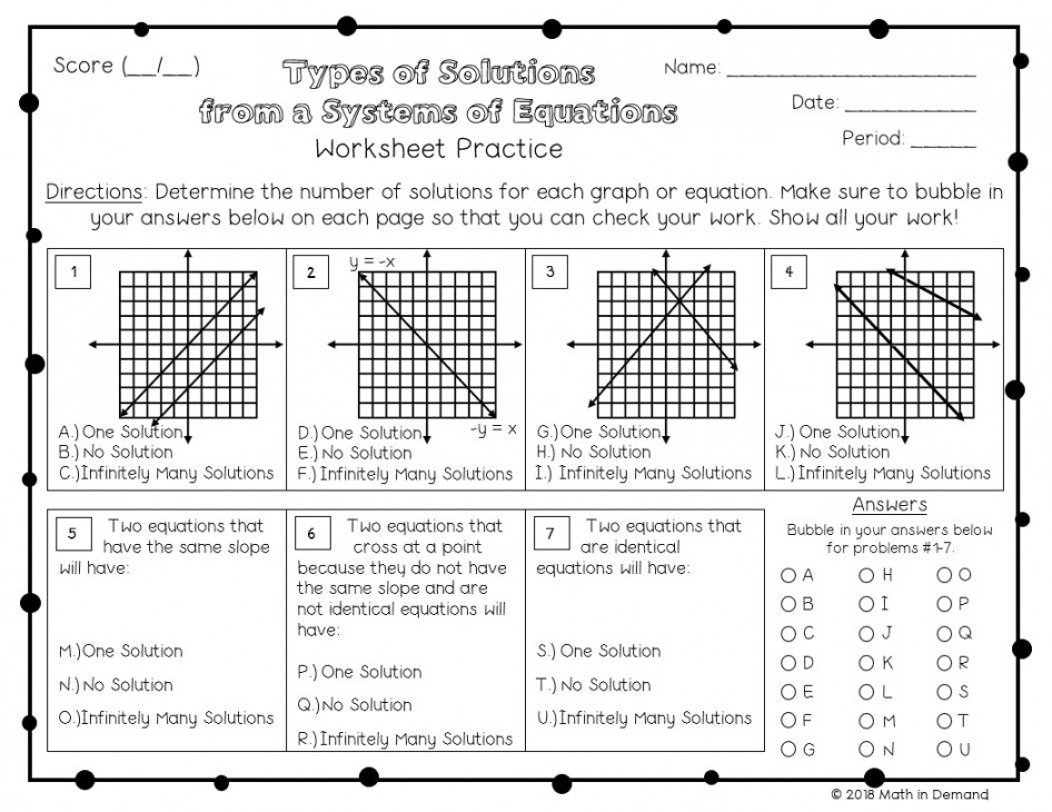 th Grade Math Worksheets - Math in Demand