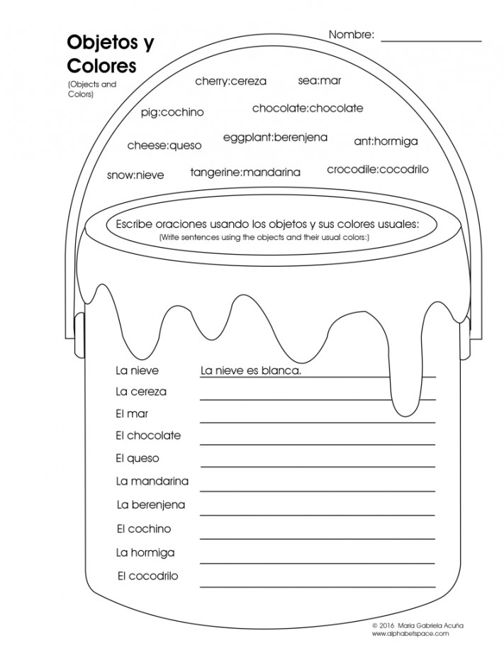 Usando Adjetivos / Using Adjectives – Spanish & English (ESL) for