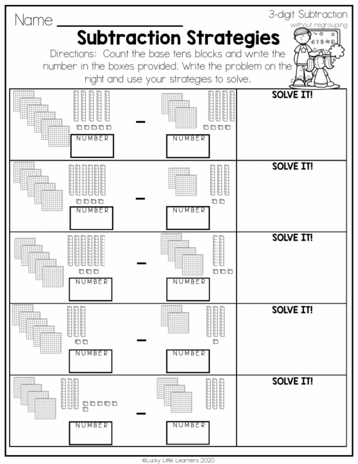 Using nd Grade Math Worksheets to Teach -Digit Subtraction With