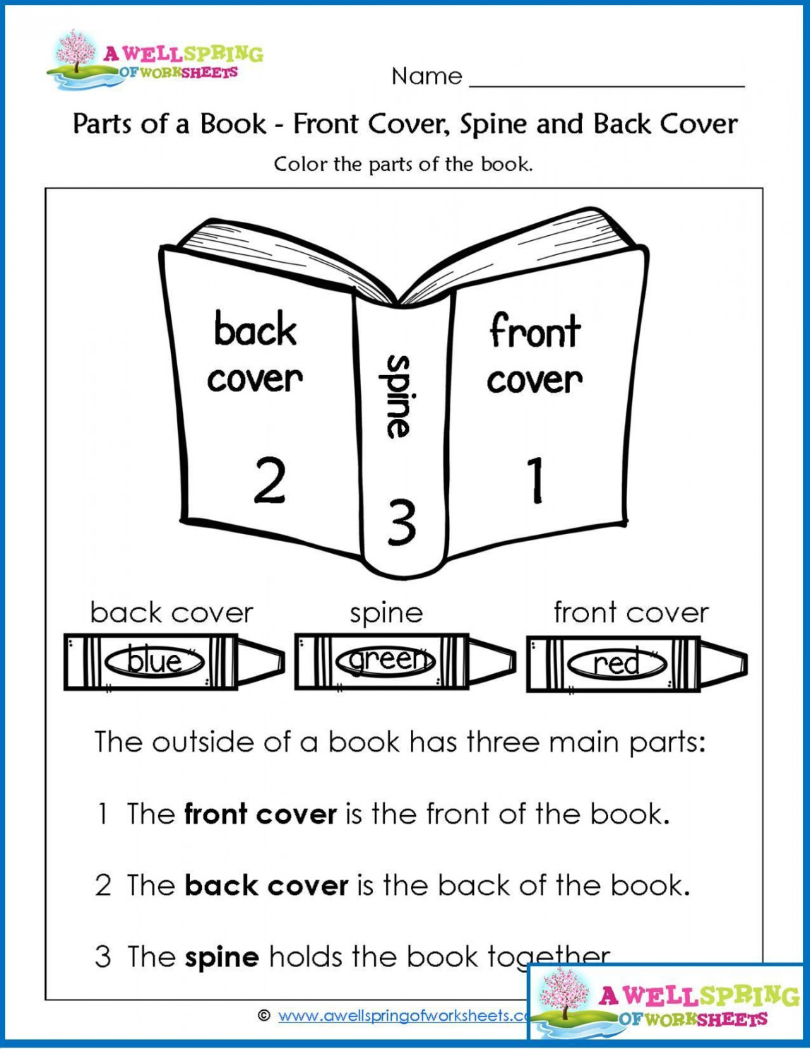 Worksheets by Subject  A Wellspring of Worksheets  Parts of a