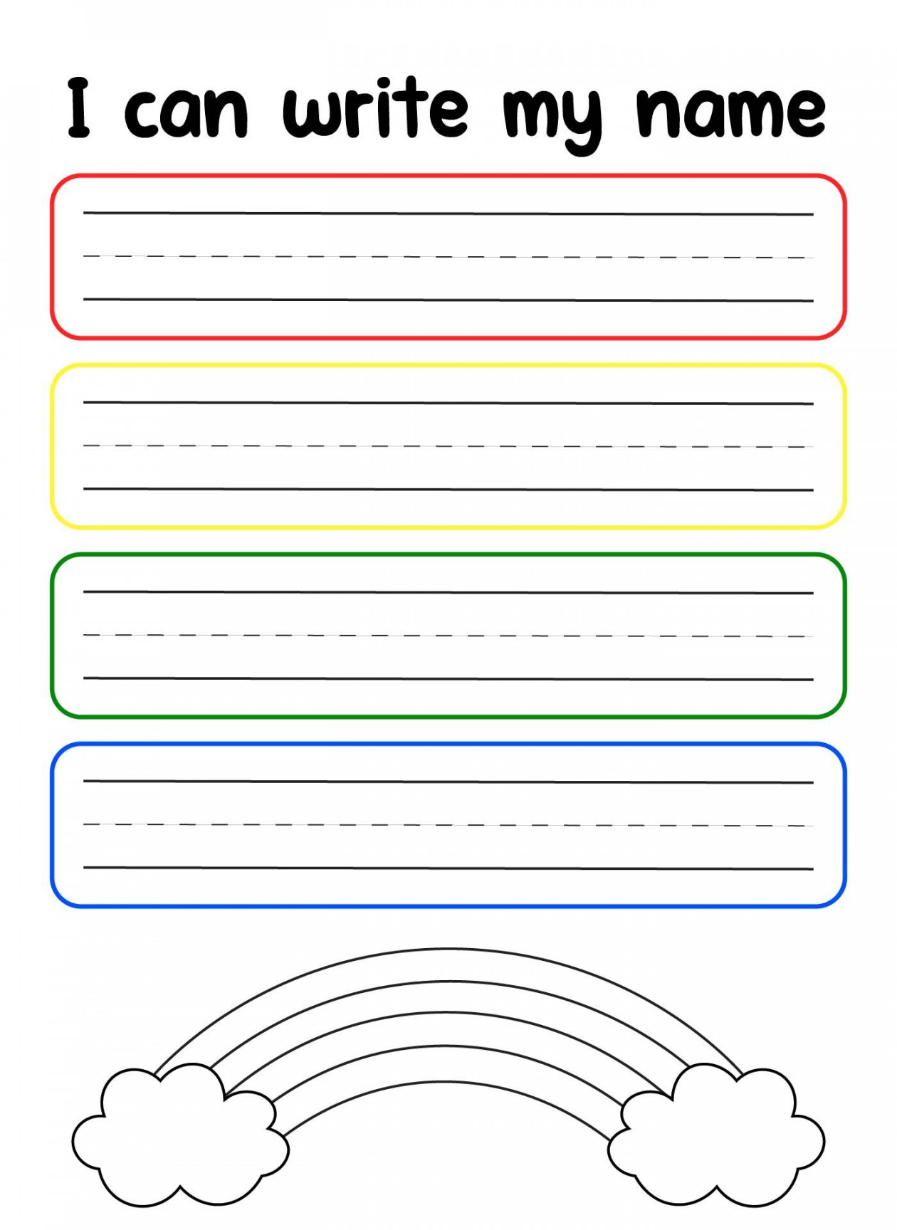 Best My Name Tracing Printable Worksheets PDF for Free at