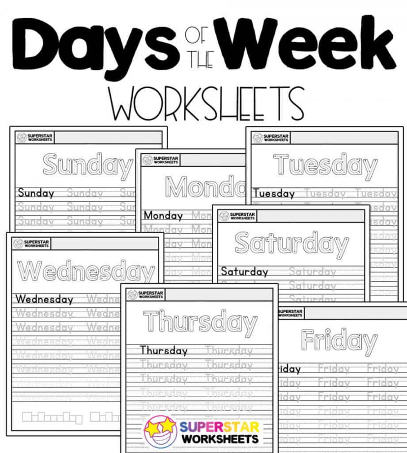 Free Printable Calendar Worksheet For Kindergarten