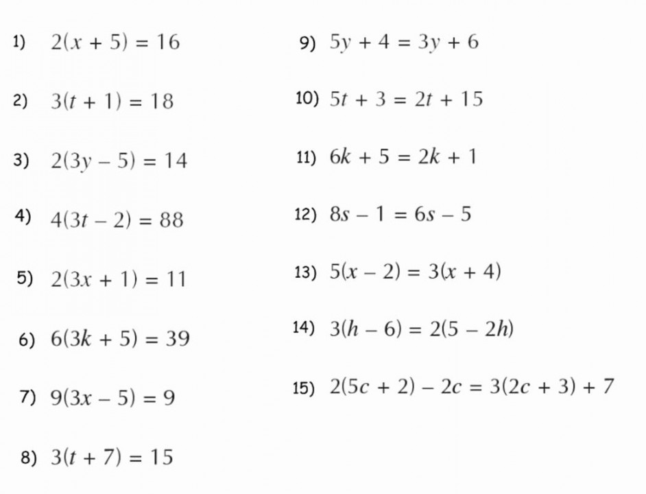 Distributive Property with Variables Worksheet Beautiful solving