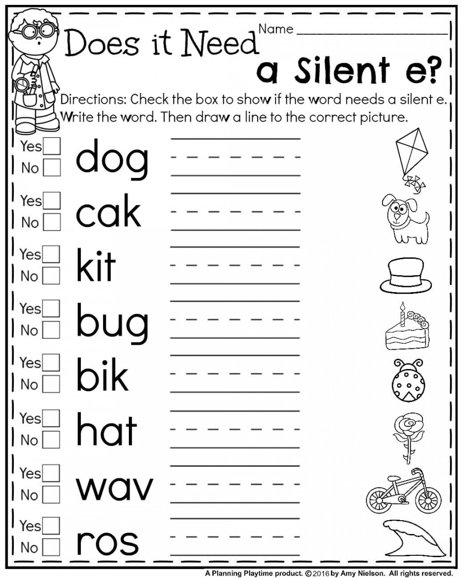 First Grade Summer Worksheets - Planning Playtime