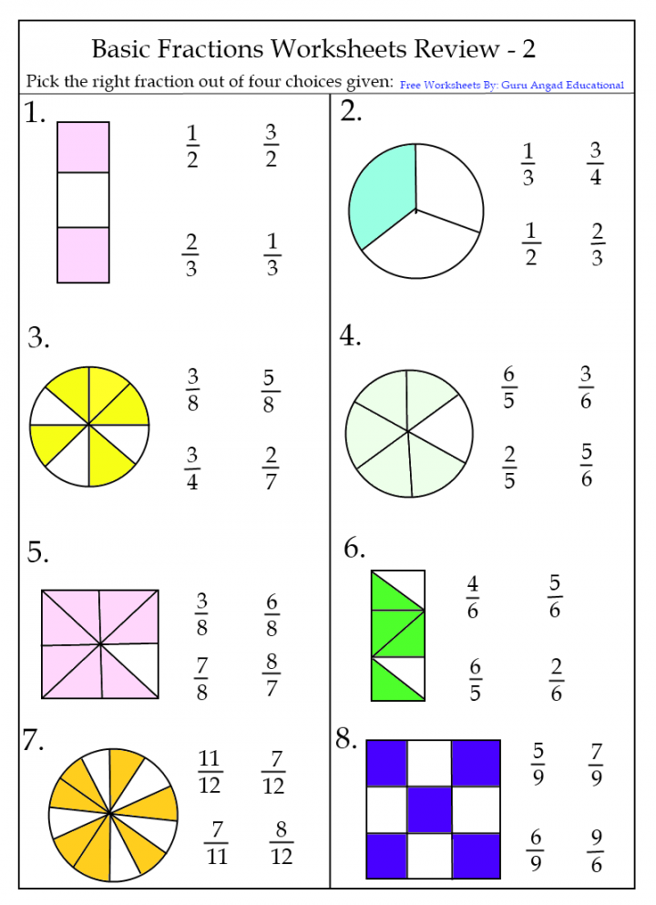 fractions worksheets grade   Fractions worksheets, Math