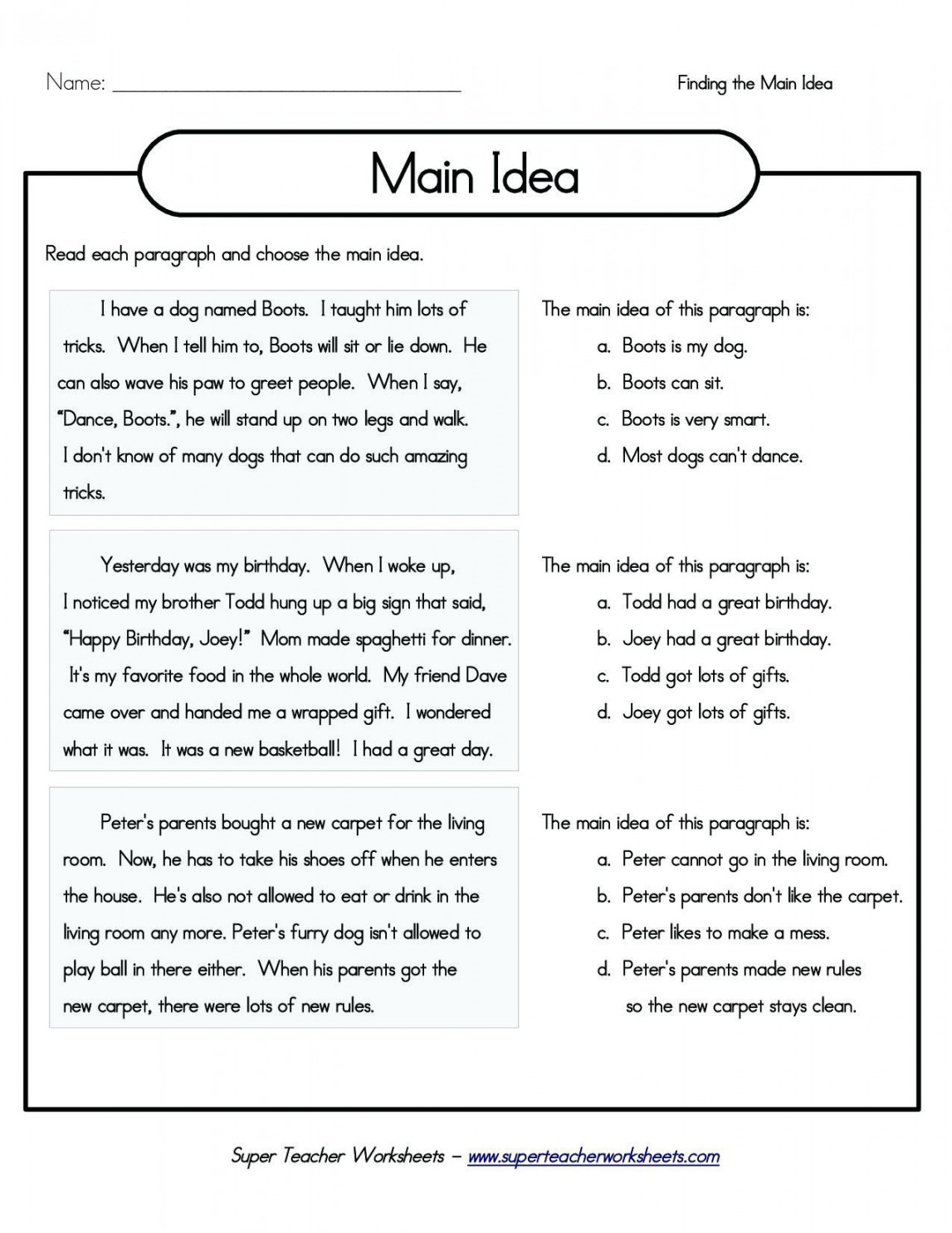 Free Math Worksheets Third Grade  Fractions and Decimals Adding