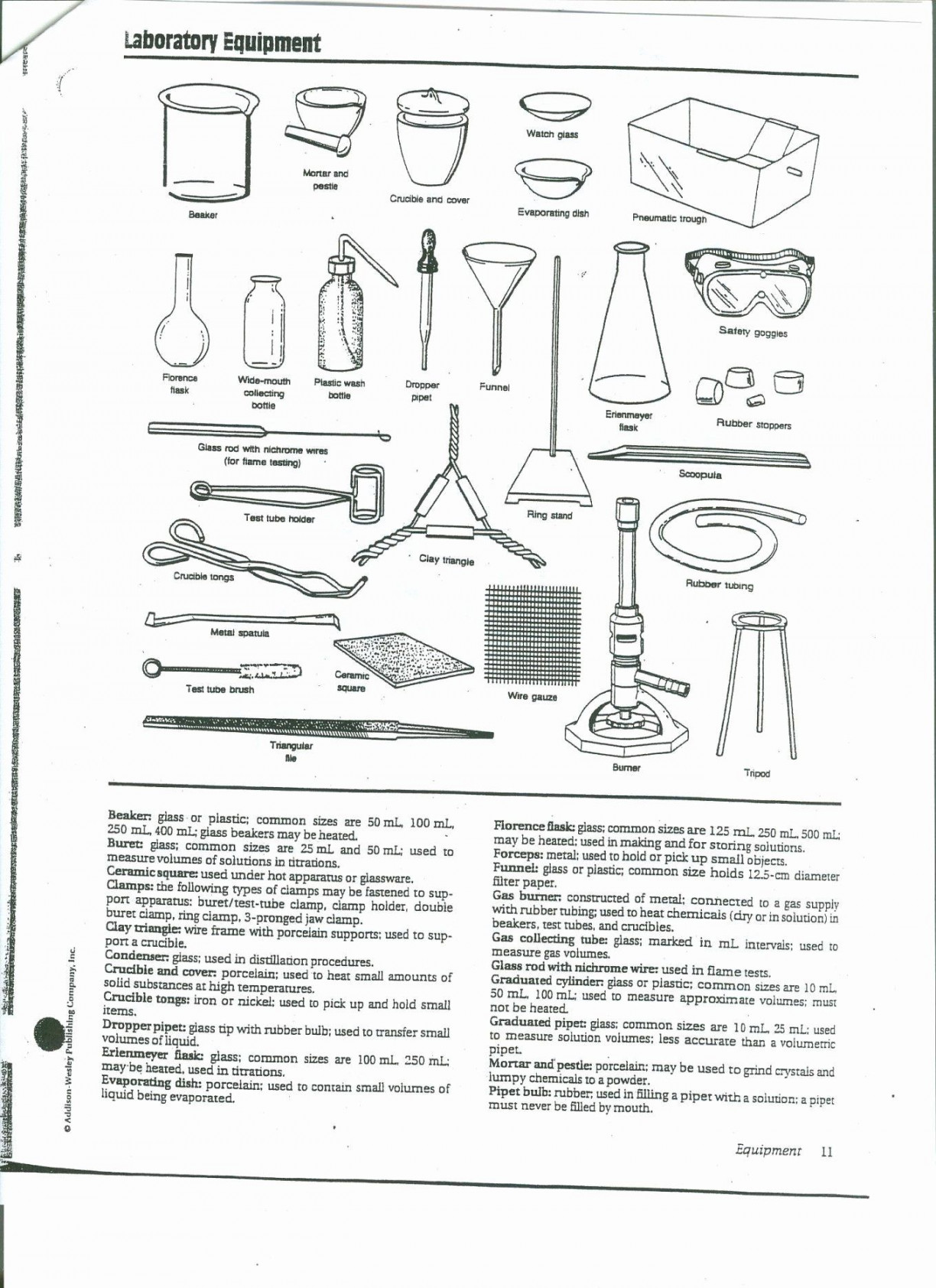 Lab Equipment Worksheet Answer Key Lovely  Best Of Chemistry Lab