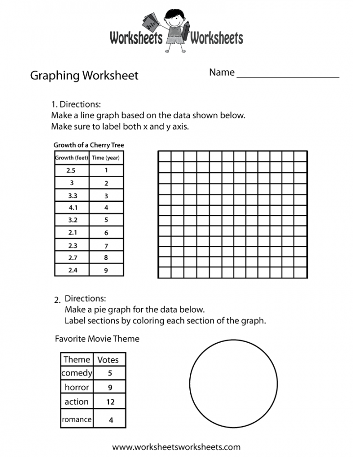 Make a Graph Worksheet  Worksheets Worksheets