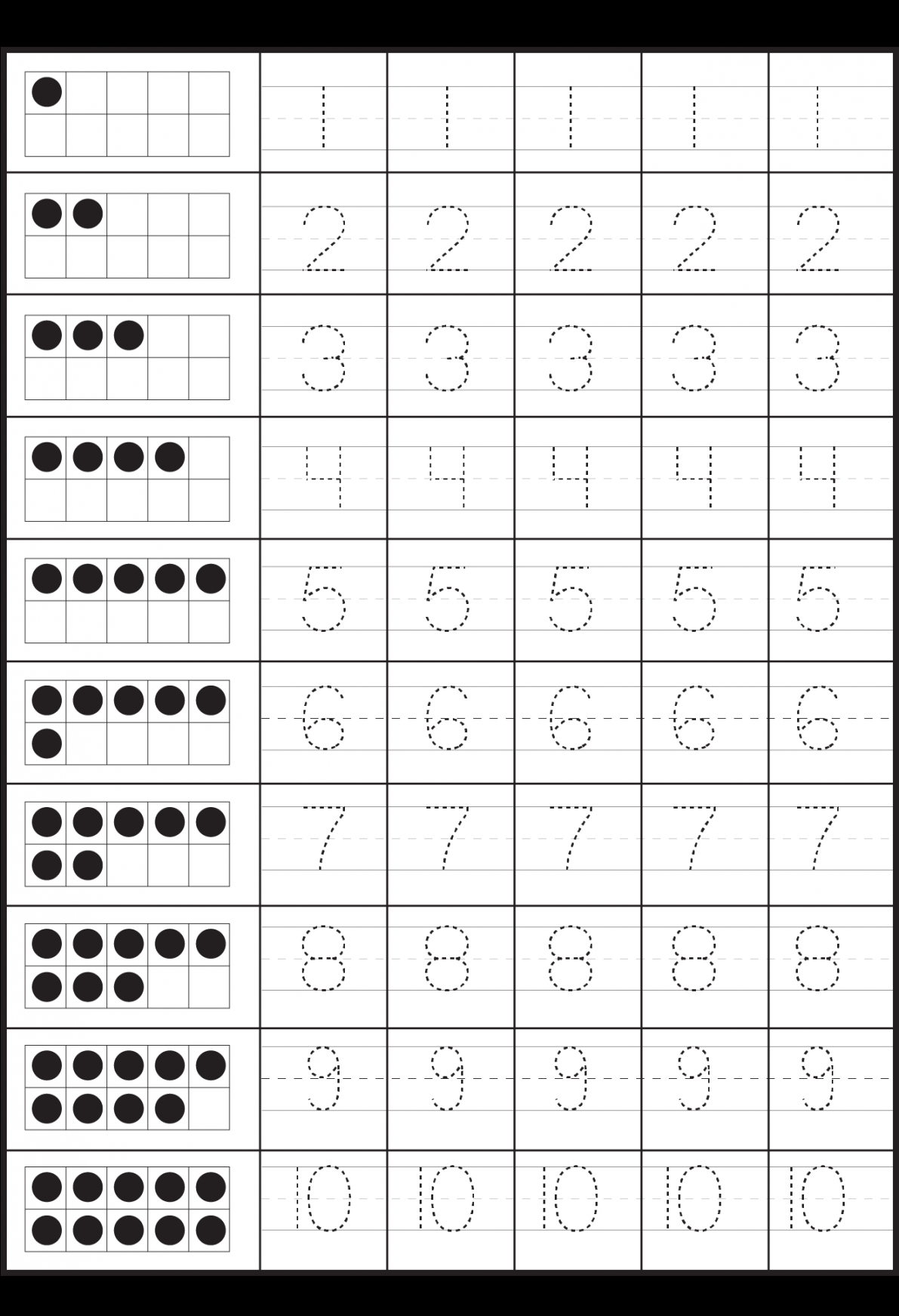 Number Tracing –  Worksheets / FREE Printable Worksheets