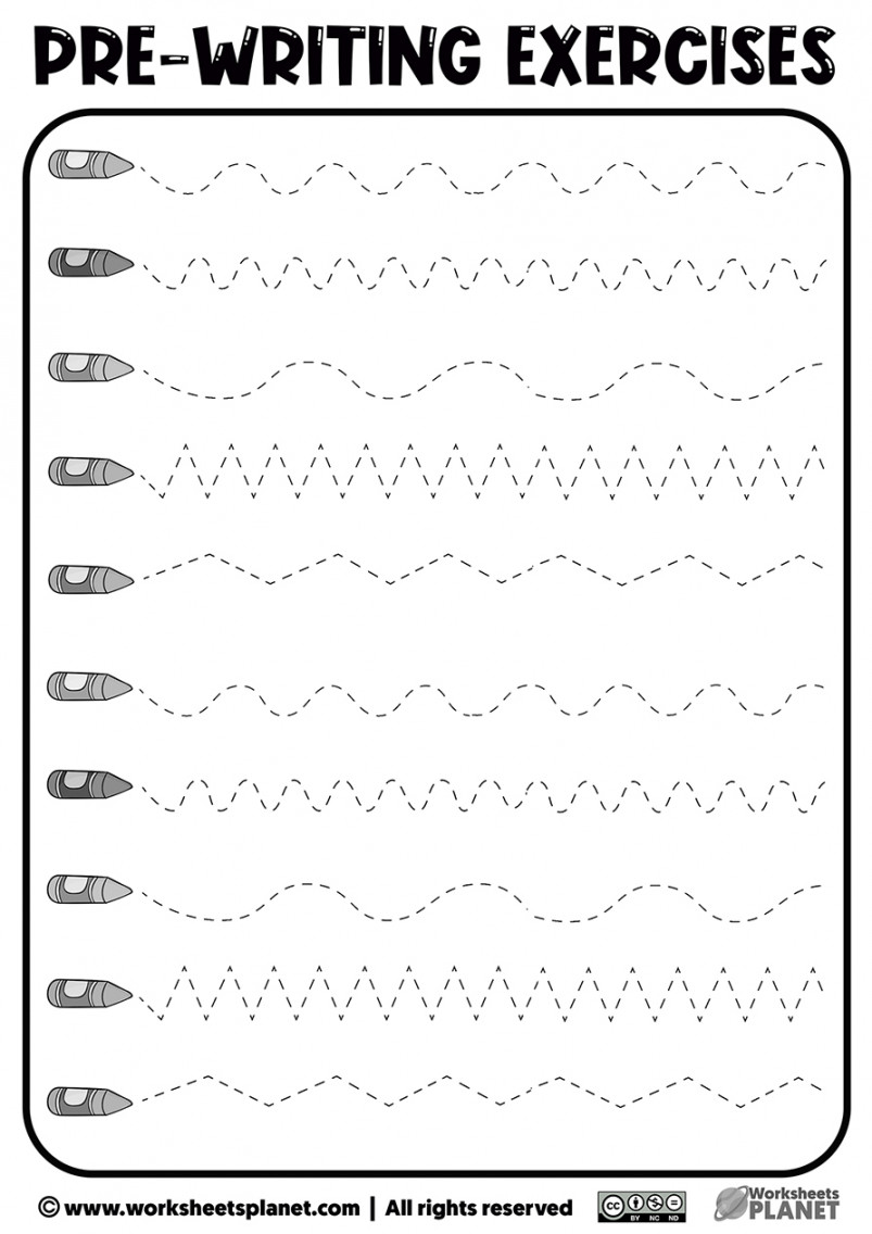 Printable Prewriting Activities for Preschoolers