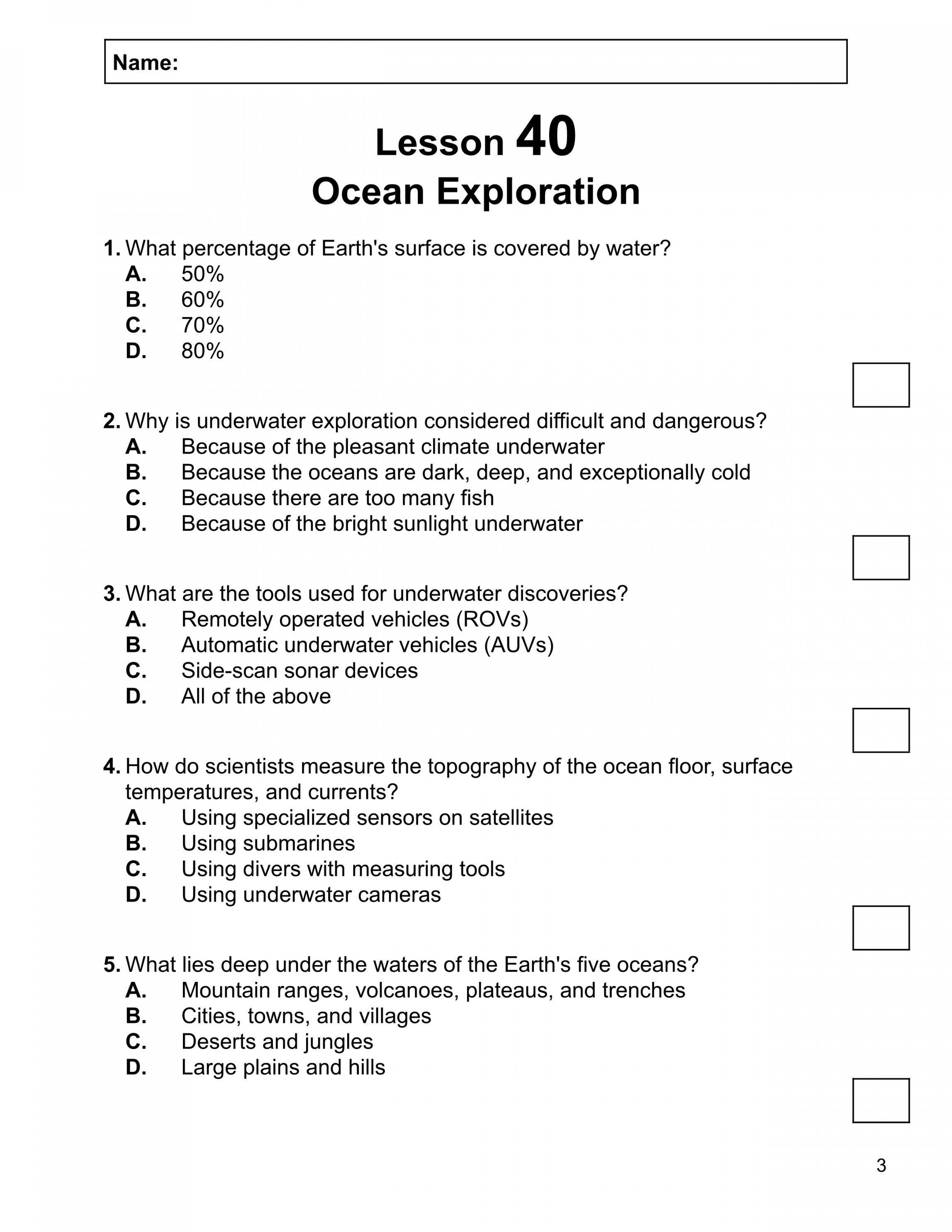 Science Reading Comprehension Passages and Questions PDF Bundle th-th  Grade