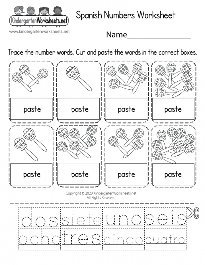 Spanish Numbers Worksheet - Free Printable, Digital, & PDF