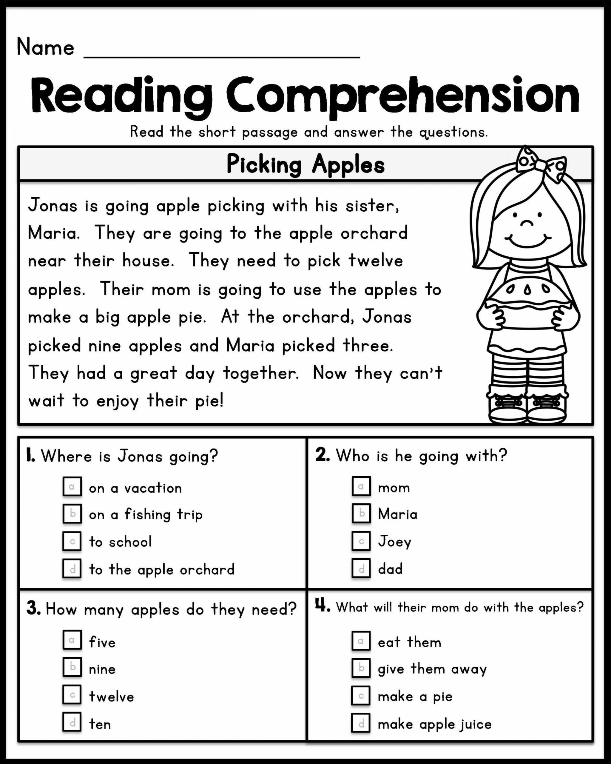 1st-grade-comprehension-worksheet