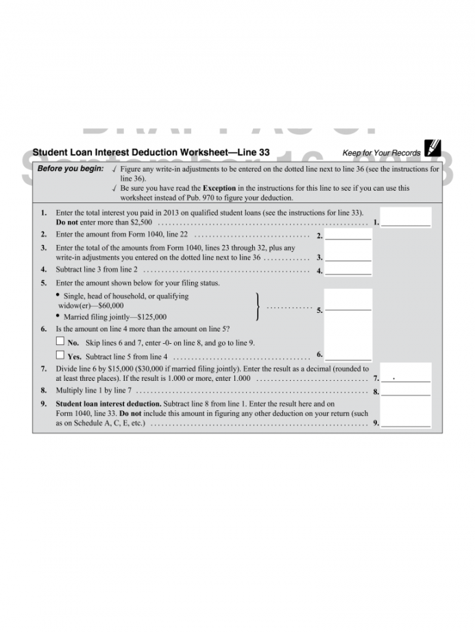 Tax and interest deduction worksheet : Fill out & sign online