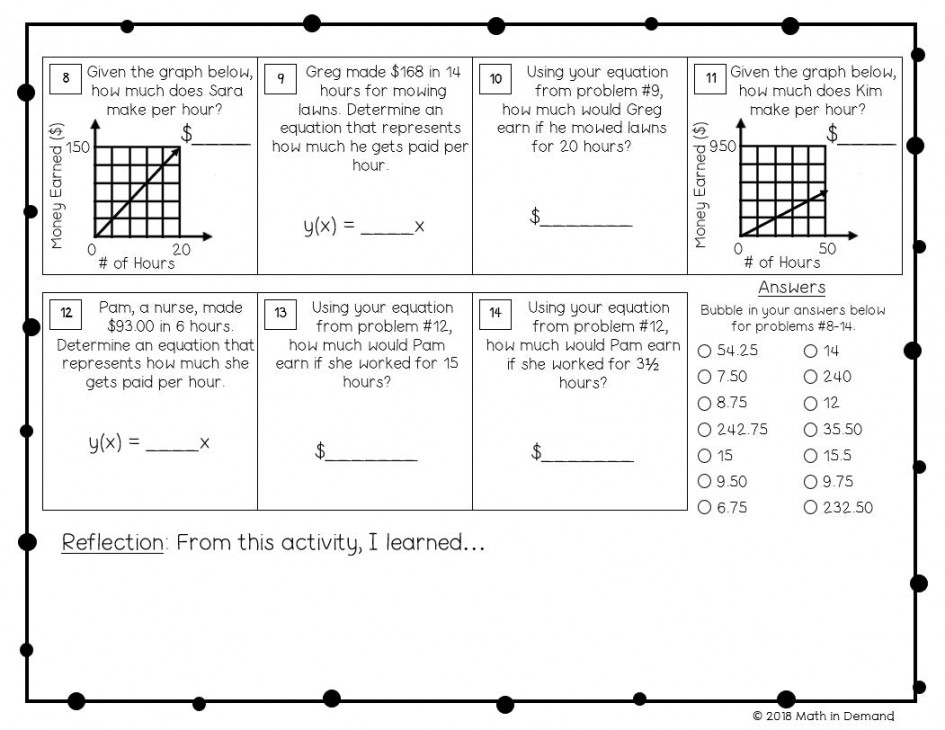 th Grade Math Worksheets - Math in Demand