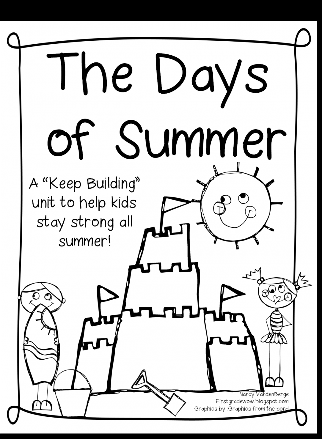 The Days of Summer! A send home packet of fun! (First Grade Wow