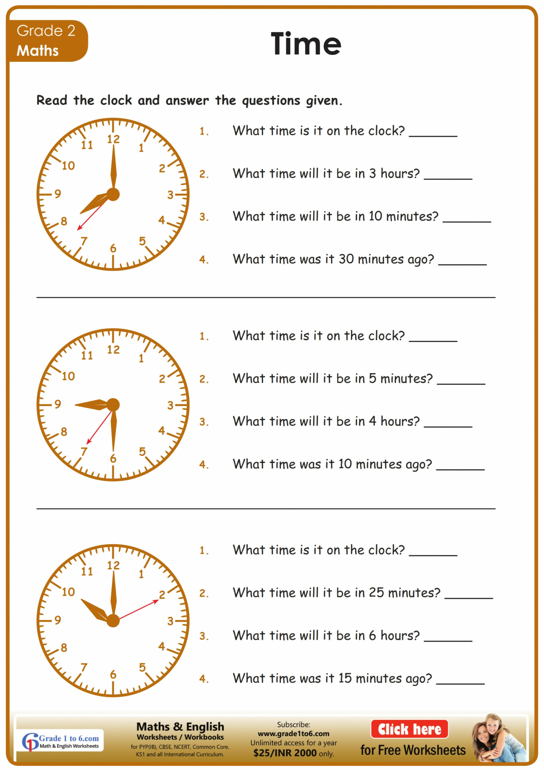 Time Worksheet Grade   Gradeto