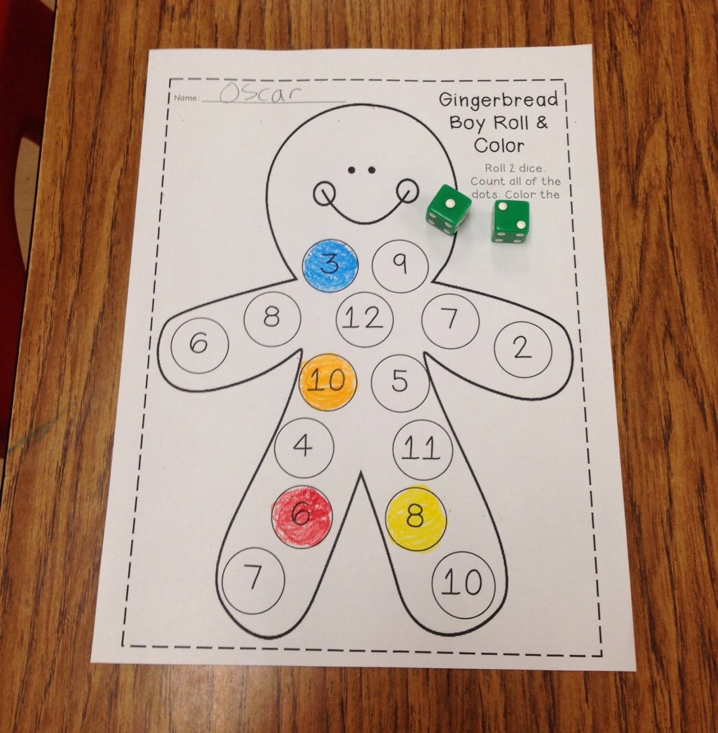 A Spoonful of Learning: Gingerbread Man!!  Gingerbread man