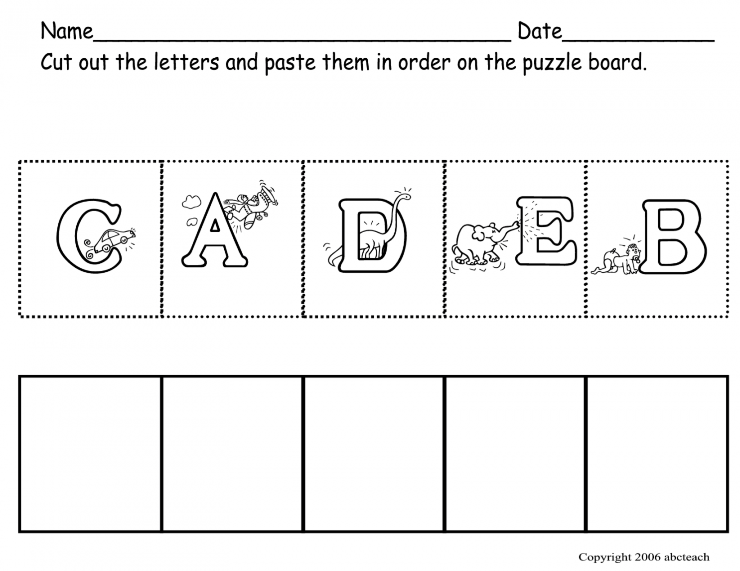 Abc Preschool Worksheets - PDF - PDF  Abc worksheets, Learning