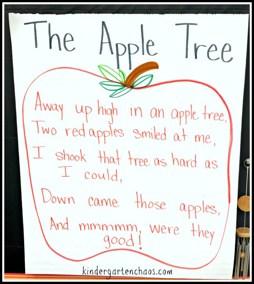 Activities for Apple in the Kindergarten Classroom