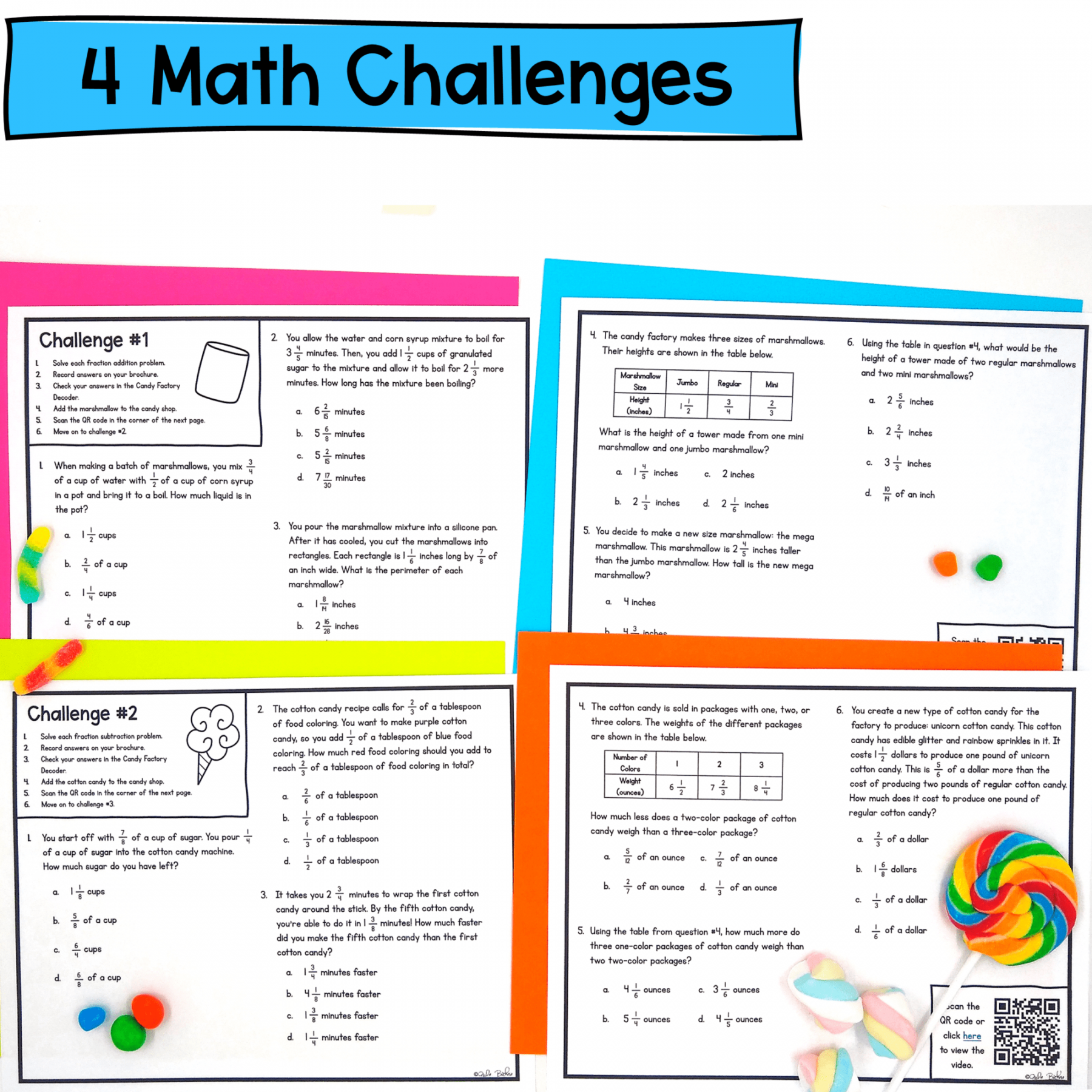 Add & Subtract Fractions - th Grade Escape Room  MagiCore