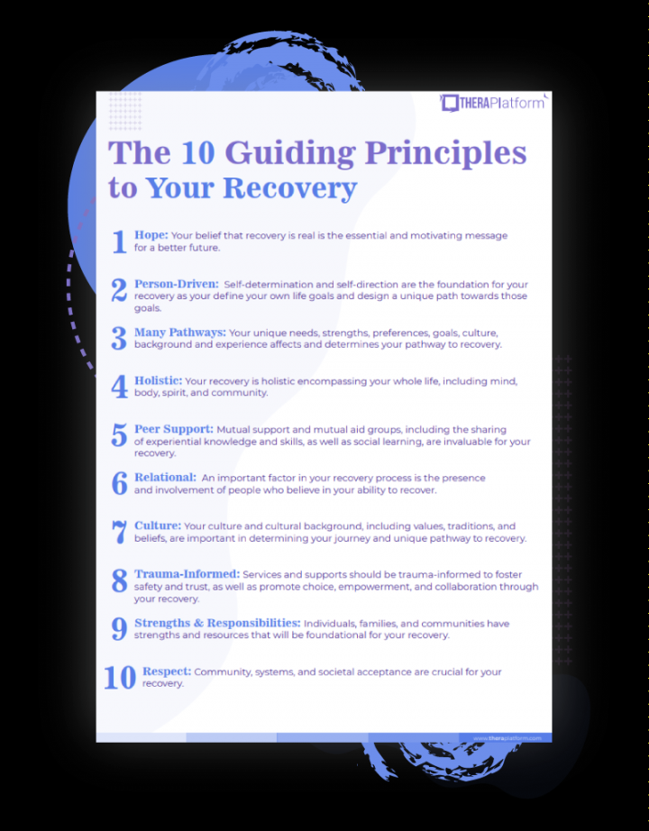 Addiction and Recovery Worksheets