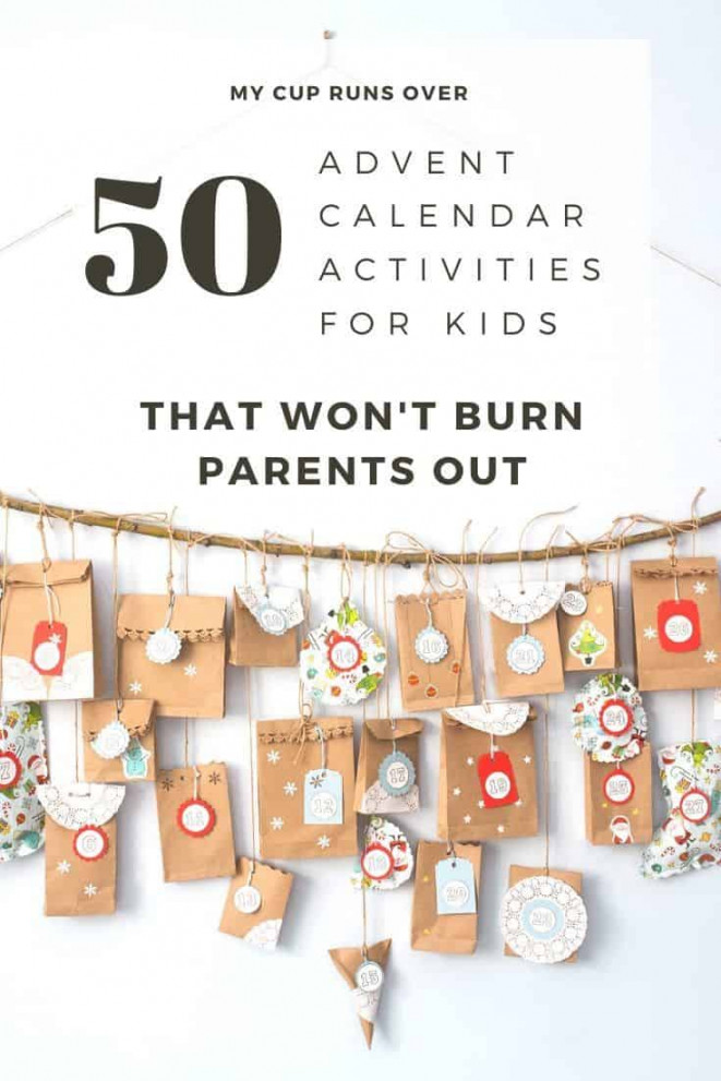 + Advent Calendar Ideas for Kids that Won