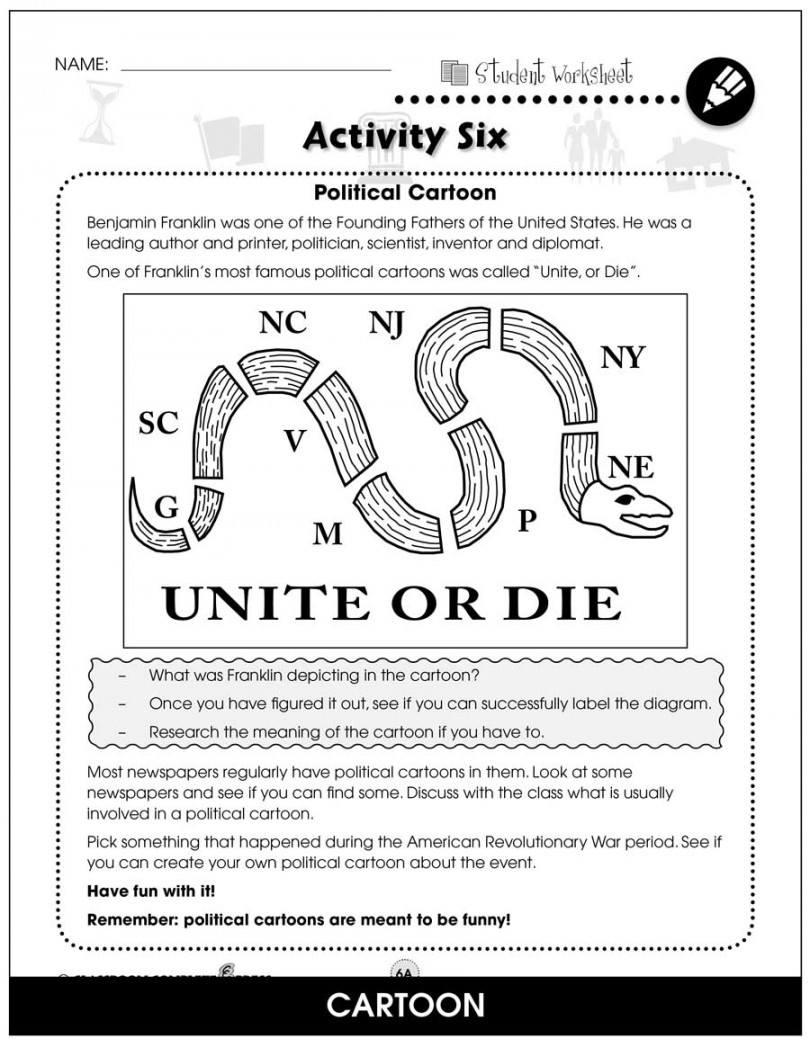 American Revolutionary War - BONUS WORKSHEETS - Grades  to