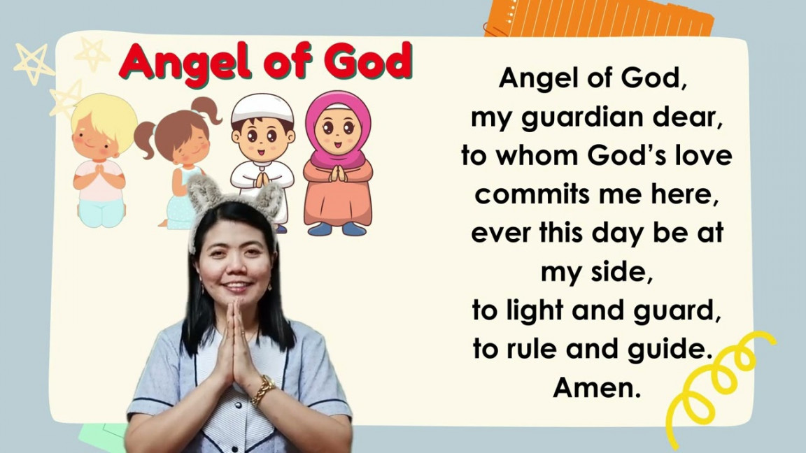 Angel of God Prayer Kindergarten