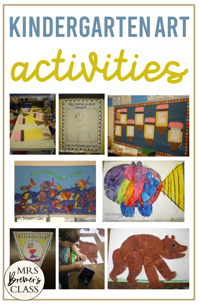 Art and Craftivities for Kindergarten  Mrs