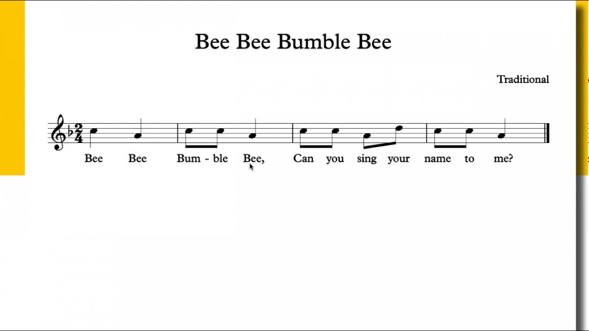 Bee Bee Bumble Bee