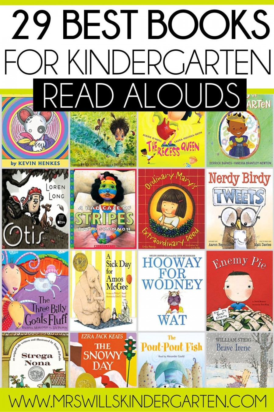Best Books to Read in Your Kindergarten Classroom