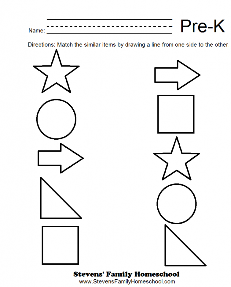 Best Images of Pre-K Worksheets Packets Printable - Free