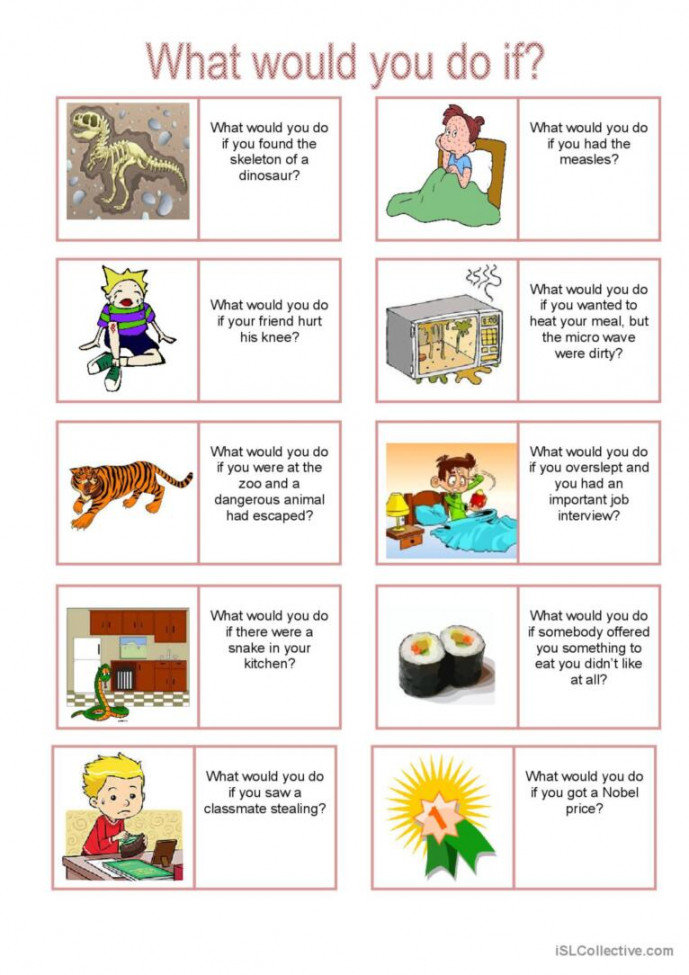 Board game - What would you do if -: English ESL worksheets pdf & doc