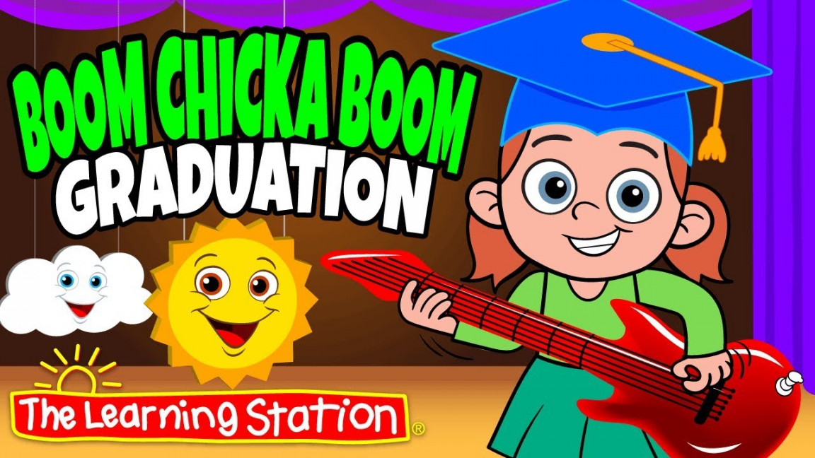 Boom Chicka Boom 🎓 Graduation Song for Kids 🎓 Action, Dance Kids Songs 🎓  The Learning Station