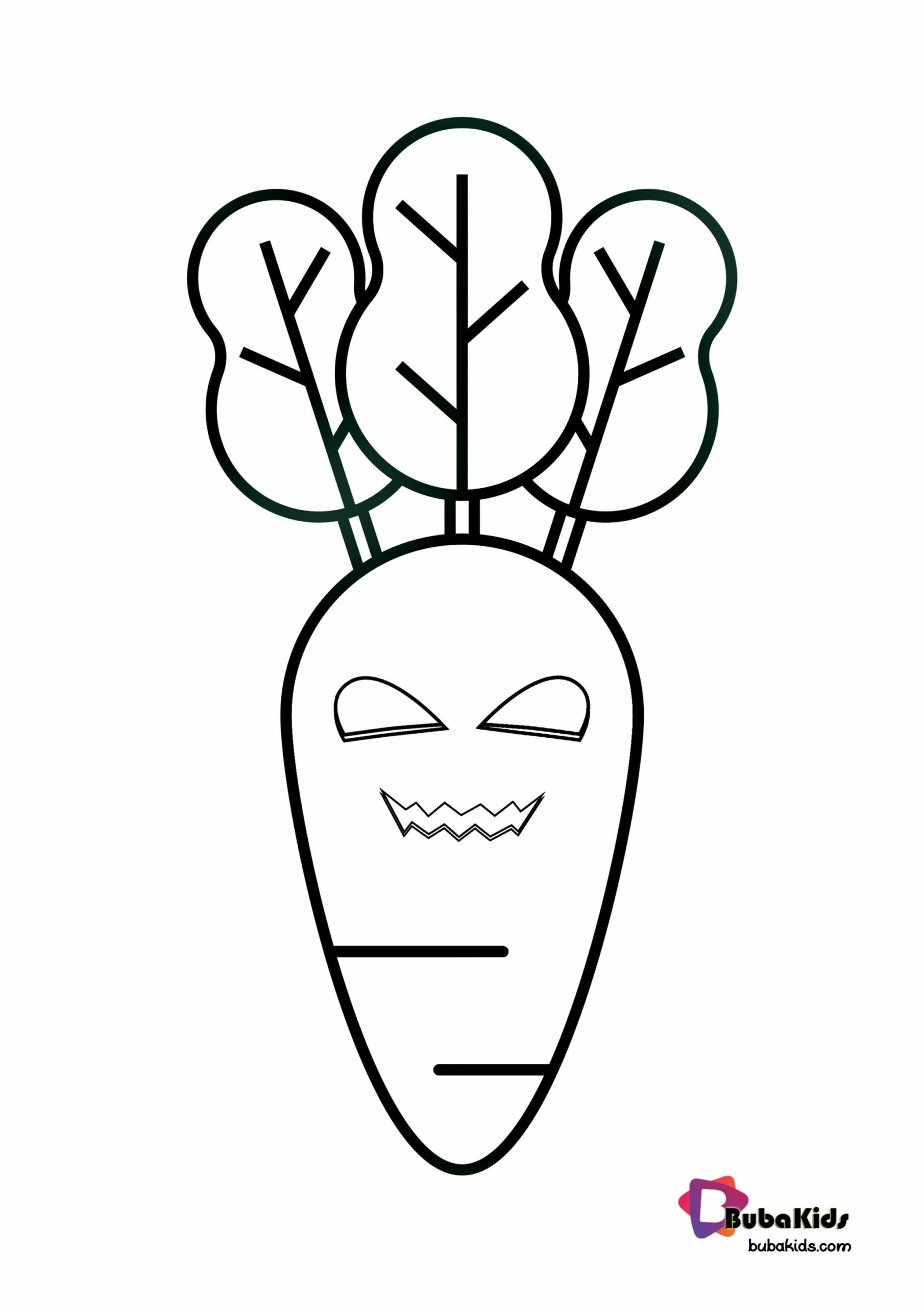 Bubakids Creepy Carrot Coloring Page bubakids, coloringpages