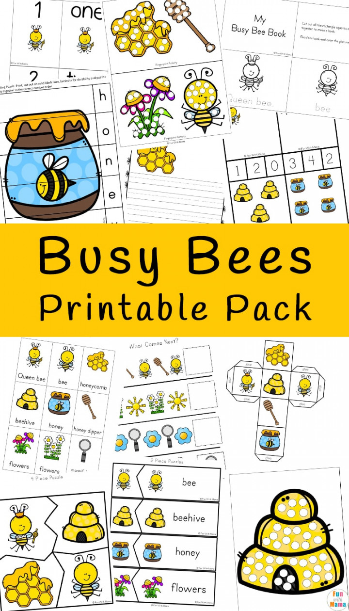 Bumble Bees Activities - Fun with Mama