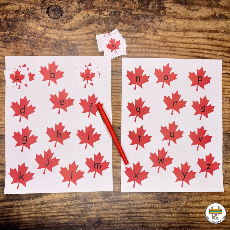 Canada Day Preschool Activities - Pre-K Printable Fun