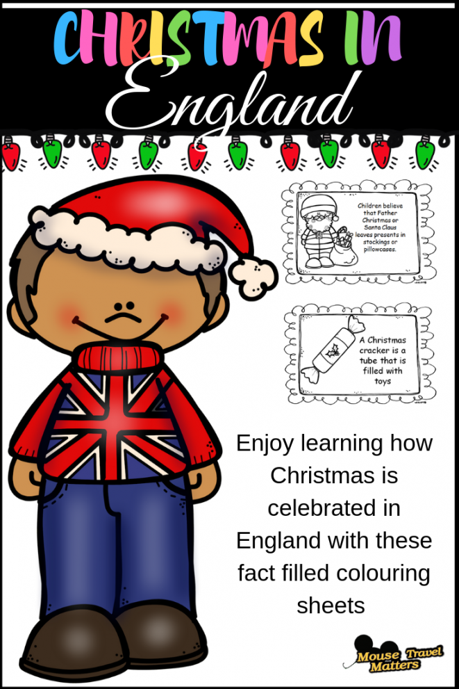 Christmas in England Mini Book for Early Readers  Christmas in