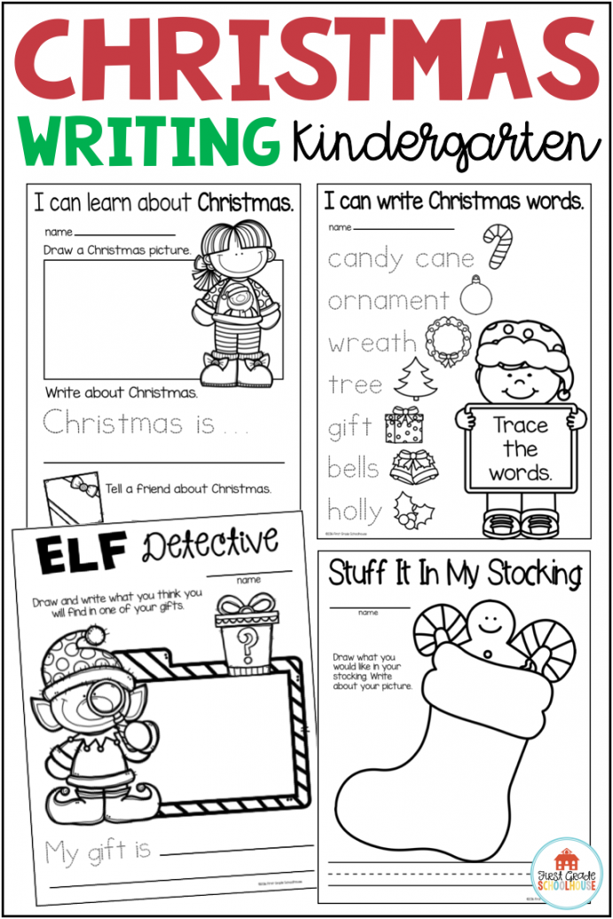 Christmas Writing Prompts Kindergarten - Christmas Writing