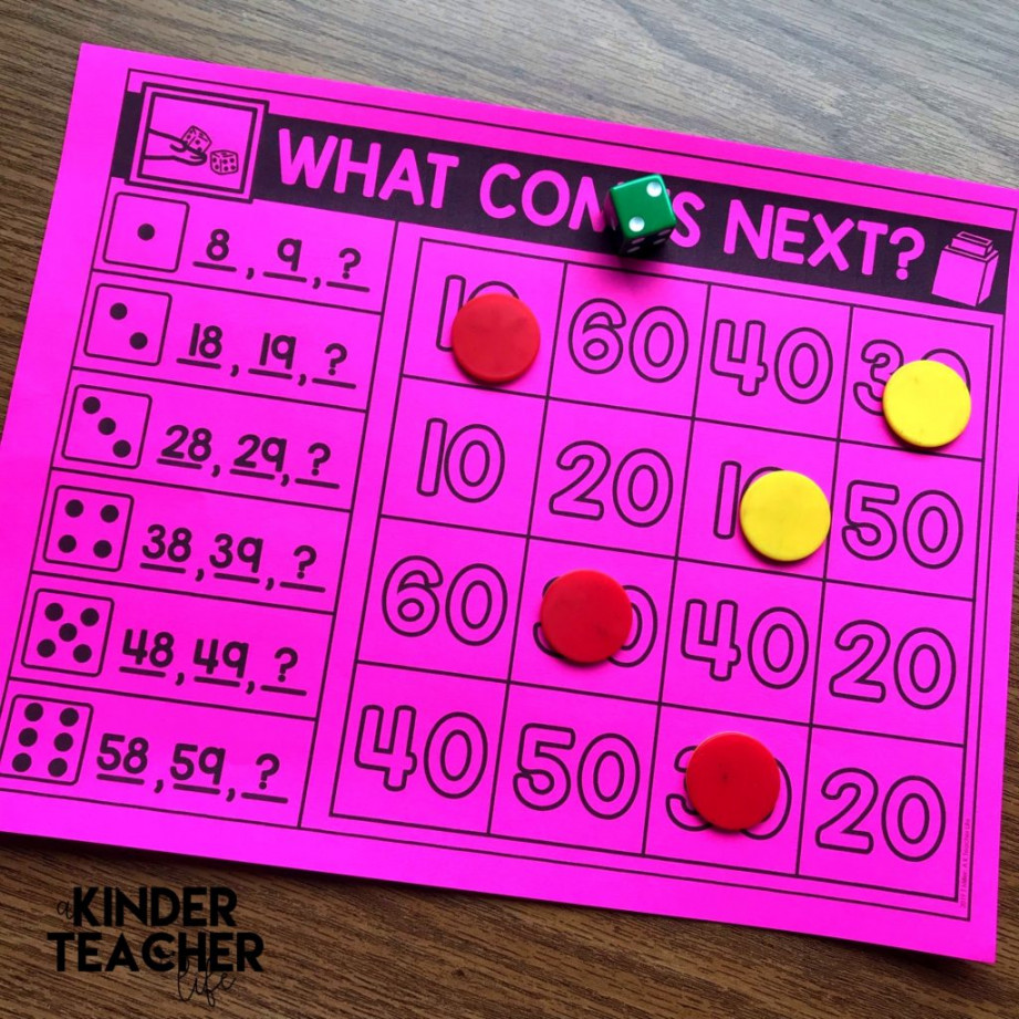 Counting to  Kindergarten Math - A Kinderteacher Life