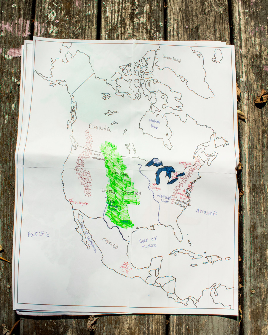 Craft Knife: Homeschool AP Human Geography: DIY Large-Format Maps