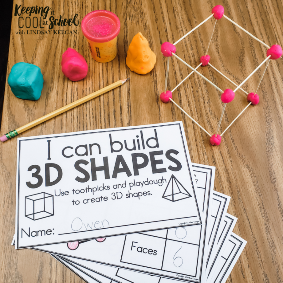 D Shapes Activities for Kindergarten » Keeping it Cool at School